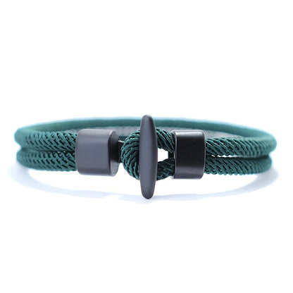 Simple Design Milan Rope Bracelet Handmade Nylon Survival Armband for Camping