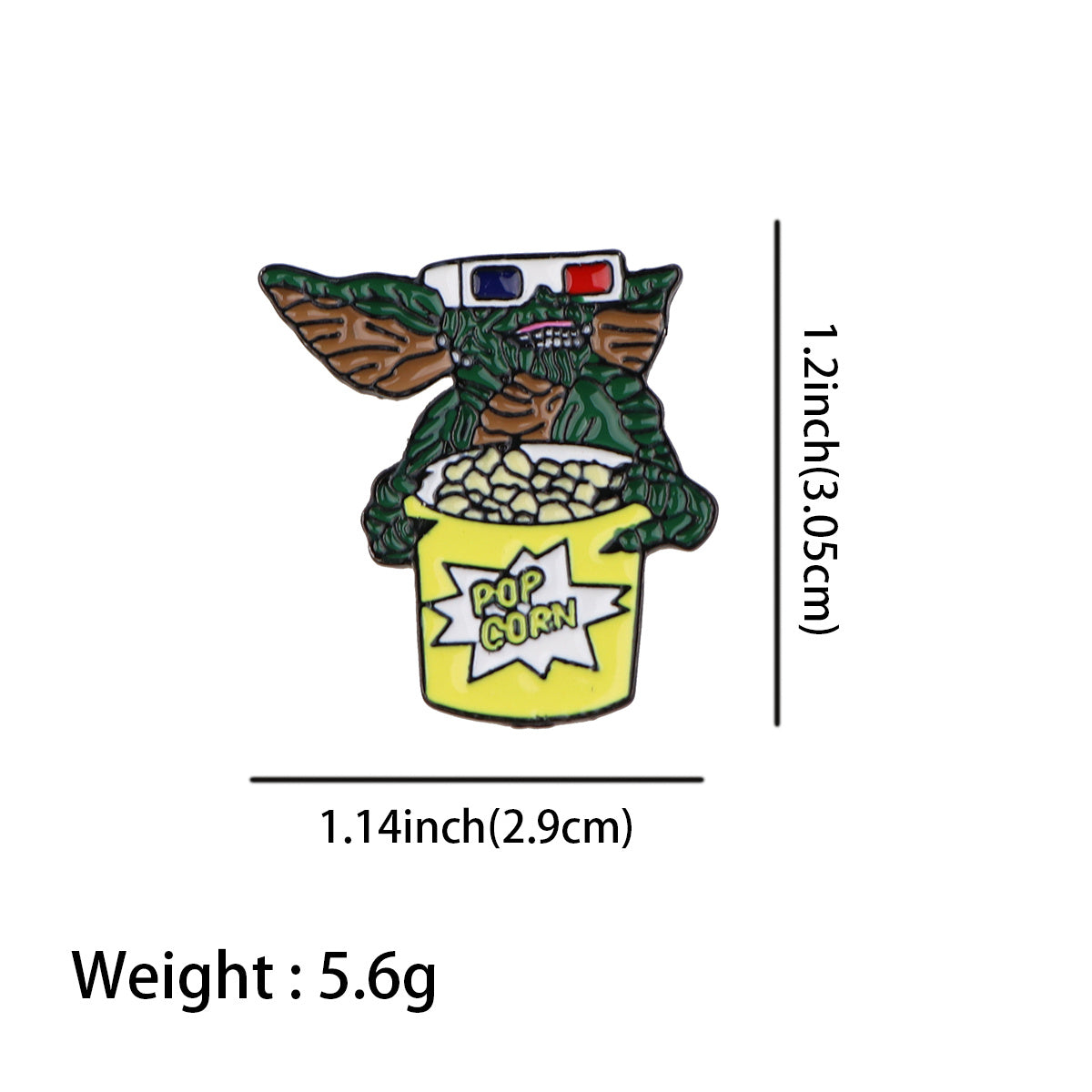 Classic Cartoon Enamel Pin for Men's Backpack Fashion Accessory
