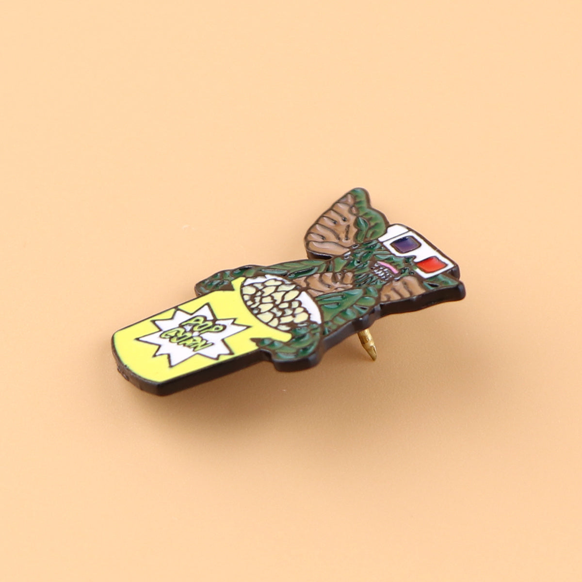 Classic Cartoon Enamel Pin for Men's Backpack Fashion Accessory