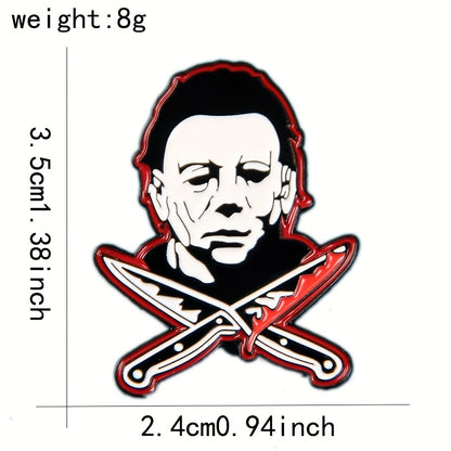 Halloween Gothic Ghost Baby Enamel Brooch Pin for Backpack and Clothing