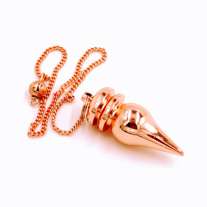 Elegant Copper Spirit Hunter Goddess Pendulum for Healing and Divination
