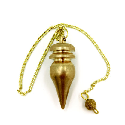 Elegant Copper Spirit Hunter Goddess Pendulum for Healing and Divination