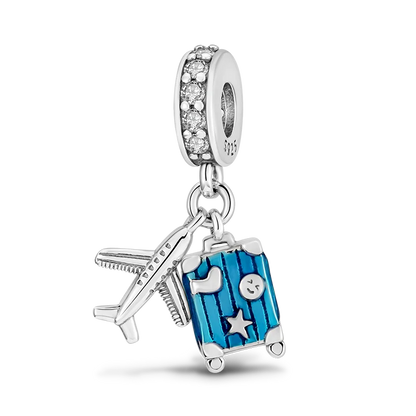 925 Sterling Silver Charm Bead Bracelet for Smartwatch and DIY Jewelry KTC077