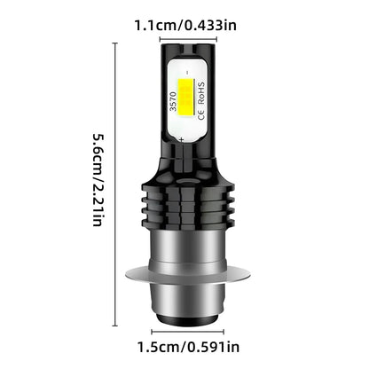 Yamaha Raptor 700 LED Fog Headlight Bulbs 6000K 100W H6 H6M Pair 2006-2018