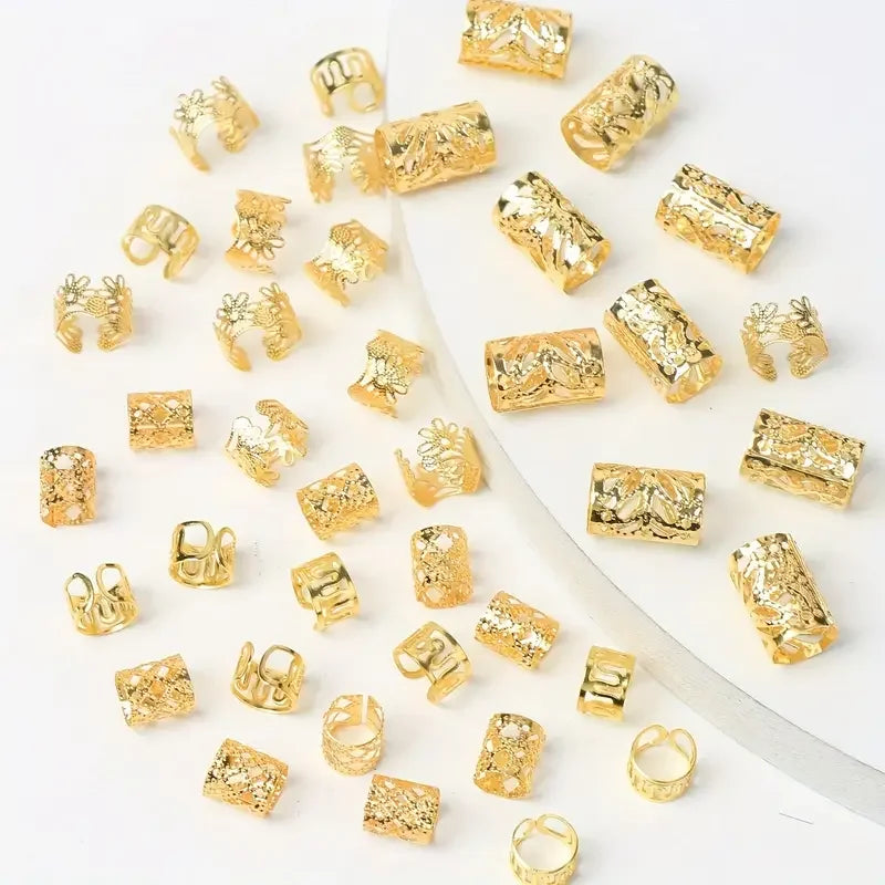 40 Piece Women Braid Hair Accessories Set Alloy Tiaras