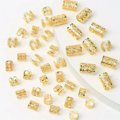 40 Piece Women Braid Hair Accessories Set Alloy Tiaras