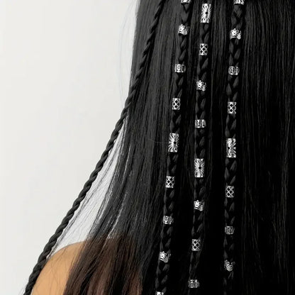 40 Piece Women Braid Hair Accessories Set Alloy Tiaras