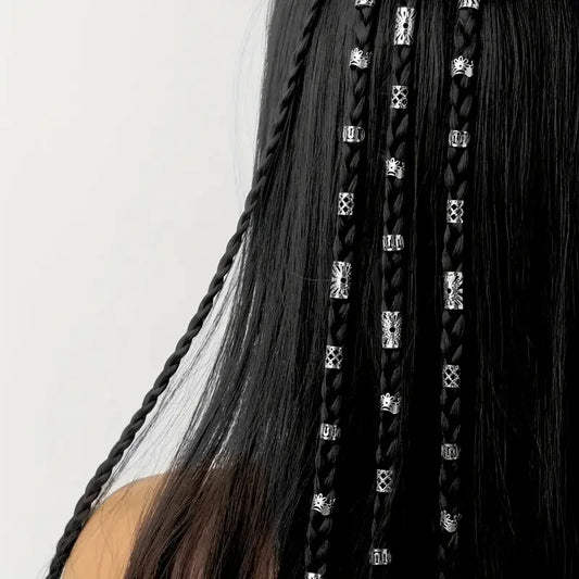 40 Piece Women Braid Hair Accessories Set Alloy Tiaras