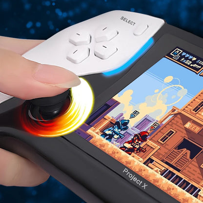Project X 4.3 Inch HD IPS Handheld Game Console Dual Joystick PS1 And Arcade Support 2000 Games 800x480