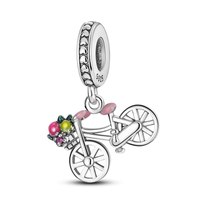 925 Sterling Silver Charm Bead Bracelet for Smartwatch and DIY Jewelry KTC131