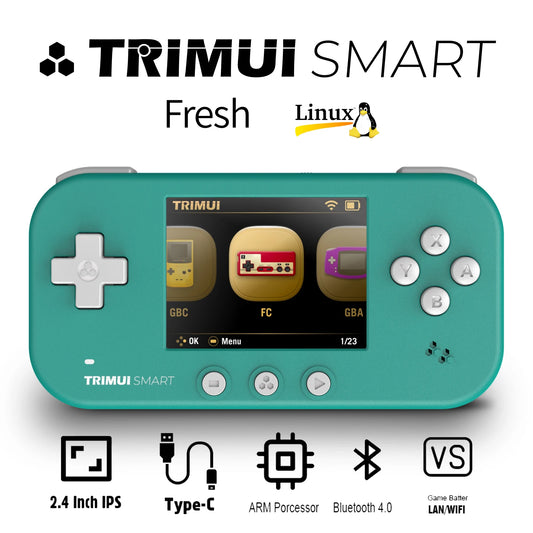TRIMUI Smart Pro Mini Handheld Console 2.4 Inch IPS Screen WiFi BT4.0 Linux Retro Portable Video Simulator