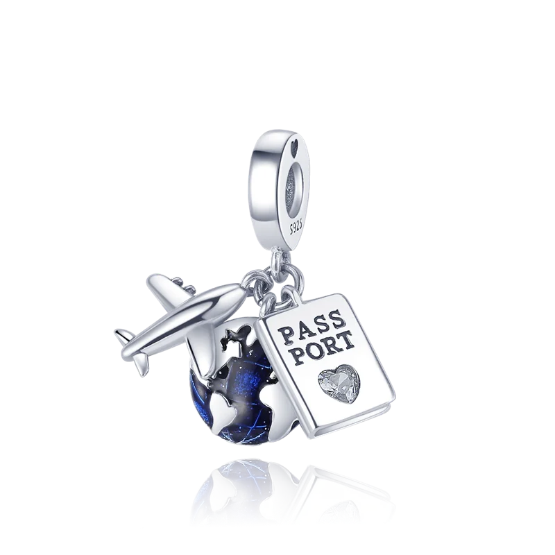 925 Sterling Silver Charm Bead Bracelet for Smartwatch and DIY Jewelry KTC008