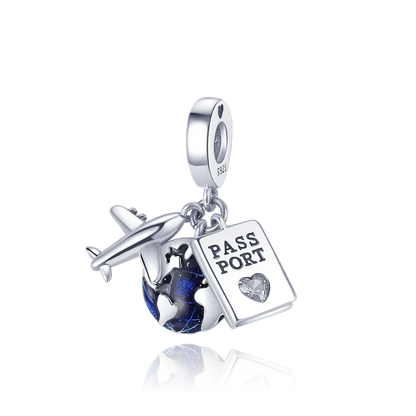 925 Sterling Silver Charm Bead Bracelet for Smartwatch and DIY Jewelry KTC008