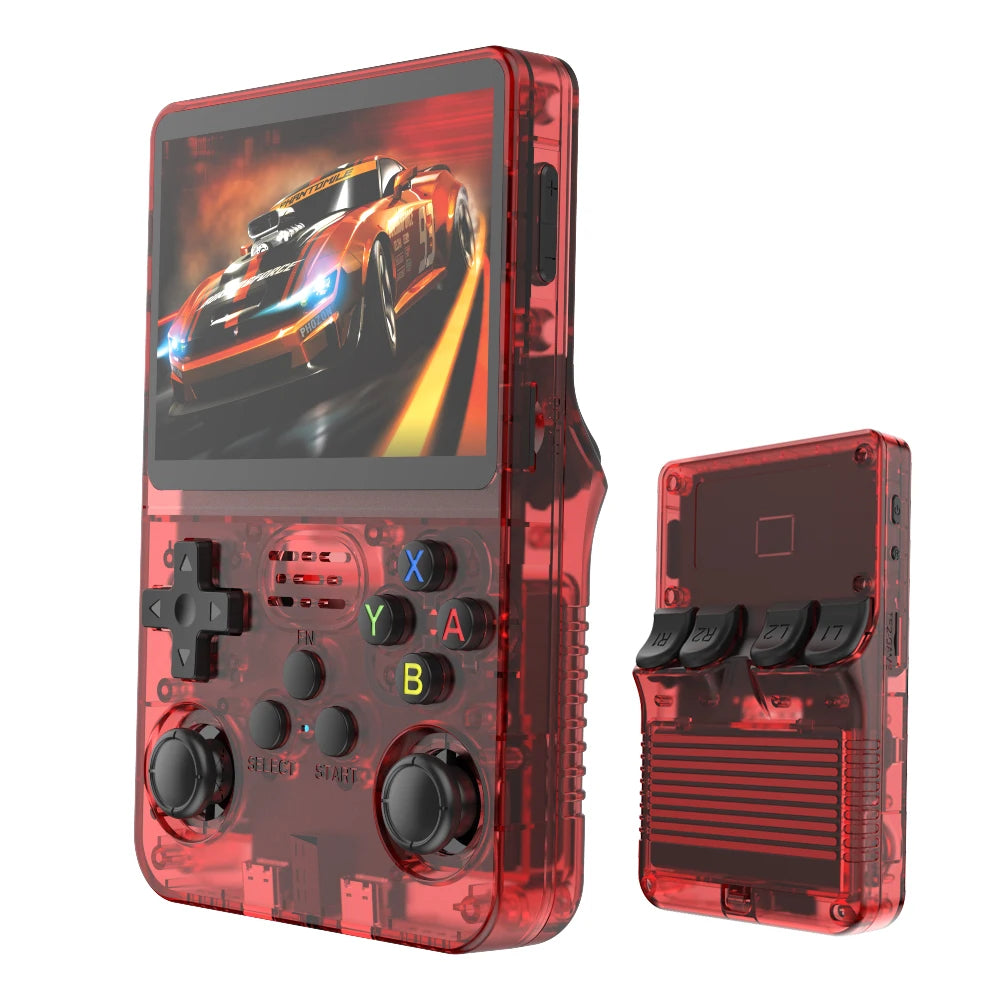 BOYHOM R36S Retro Handheld Game Console 3.5 Inch IPS Linux Pocket Player 64GB 10000 Classic Games
