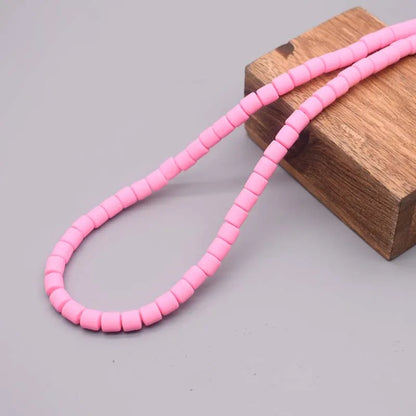 Vibrant Polymer Clay Tube Spacer Beads for DIY Jewelry and Bracelets