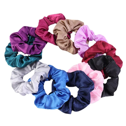 Romantic Ribbon Scrunchies Set For Women And Girls Style