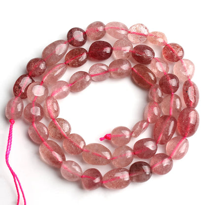Vibrant Mixed Color Irregular Gemstone Beads for DIY Jewelry Crafting 15-Inch Strand