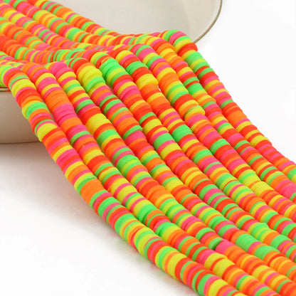 Vibrant 320-Piece Polymer Clay Beads Set for DIY Jewelry Crafting