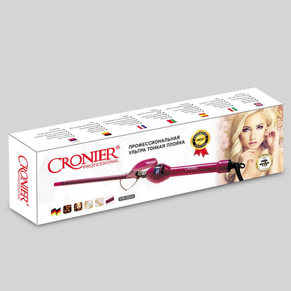 Max 980 Degrees Fahrenheit Professional Hair Curler Tongs with LCD Digital Display and Safety Features for Gorgeous Waves