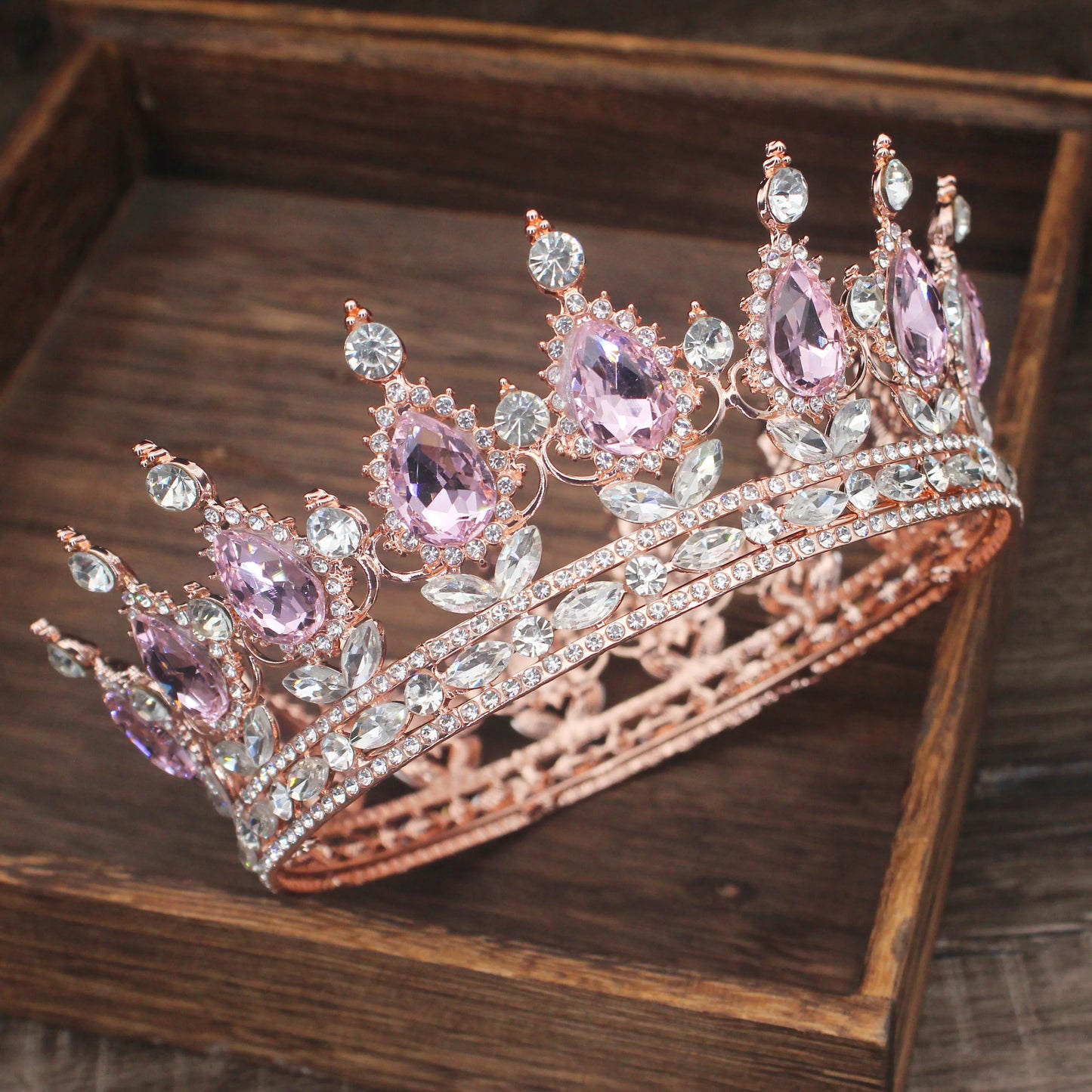 Elegant Crystal Wedding Tiaras and Crowns for Bridal and Pageant Royalty