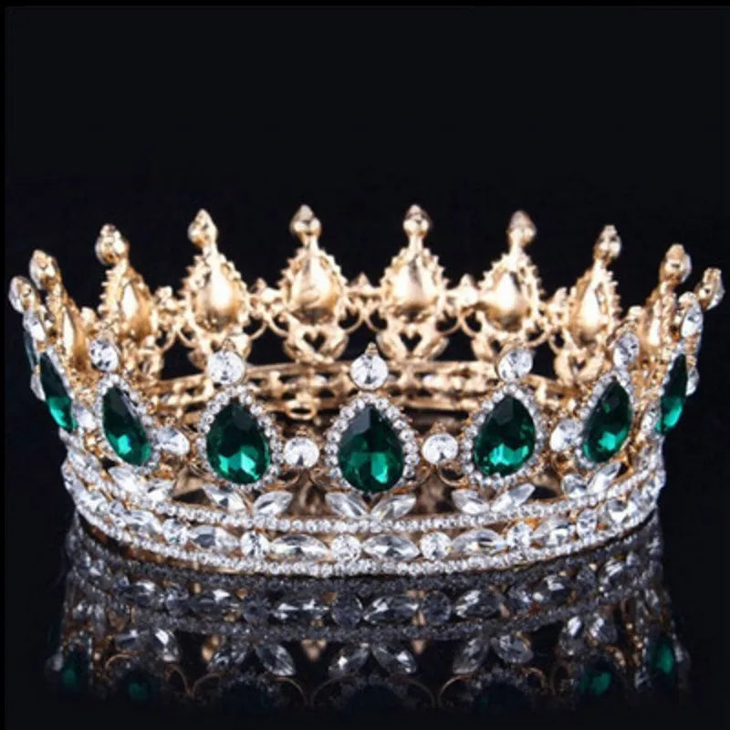 Elegant Royal Pink Crystal Bridal Tiara Crown for Weddings and Pageants