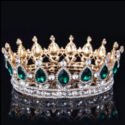 Elegant Royal Pink Crystal Bridal Tiara Crown for Weddings and Pageants