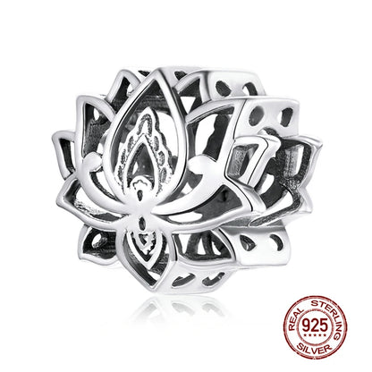 Genuine 925 Sterling Silver Vintage Galaxy Round Charms Top Rated Openwork Beads for Authentic Bracelets CQC1724