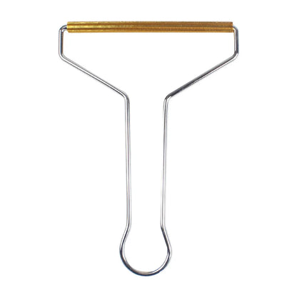 Portable Lint Remover Manual Lint Roller Clothes Brush Tools Metal silver