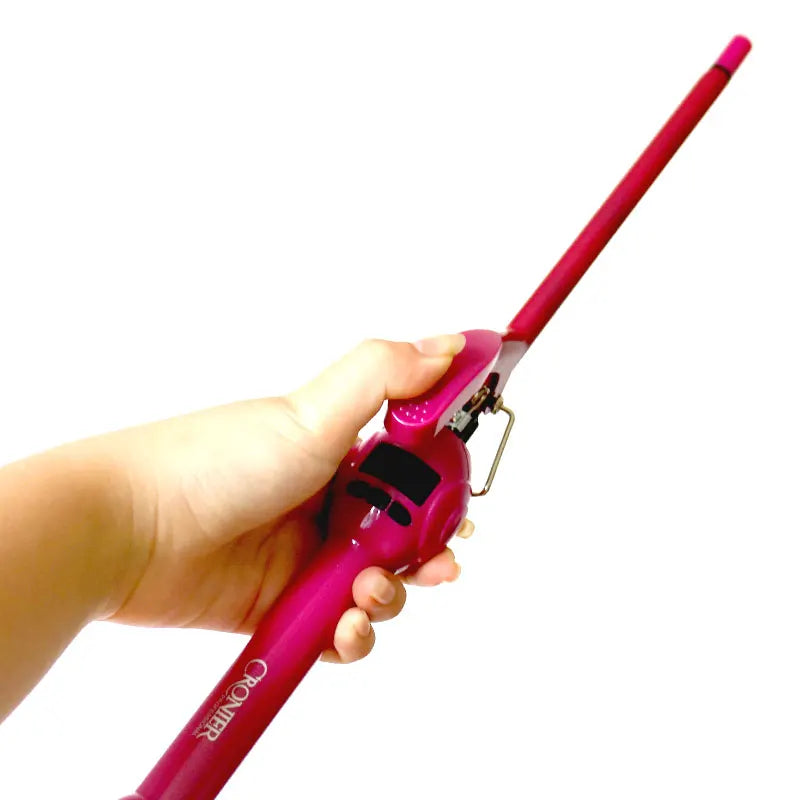 Max 980 Degrees Fahrenheit Professional Hair Curler Tongs with LCD Digital Display and Safety Features for Gorgeous Waves