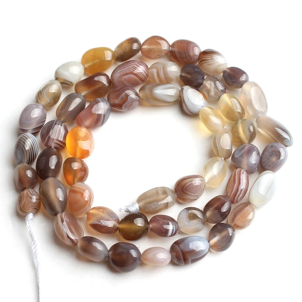 Vibrant Mixed Color Irregular Gemstone Beads for DIY Jewelry Crafting 15-Inch Strand