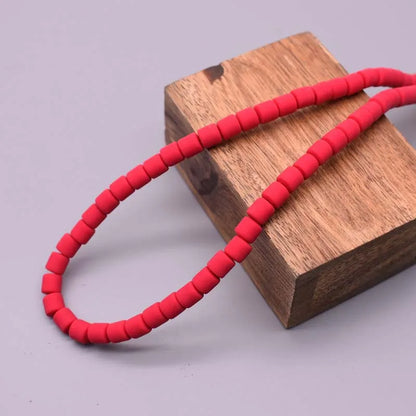 Vibrant Polymer Clay Tube Spacer Beads for DIY Jewelry and Bracelets