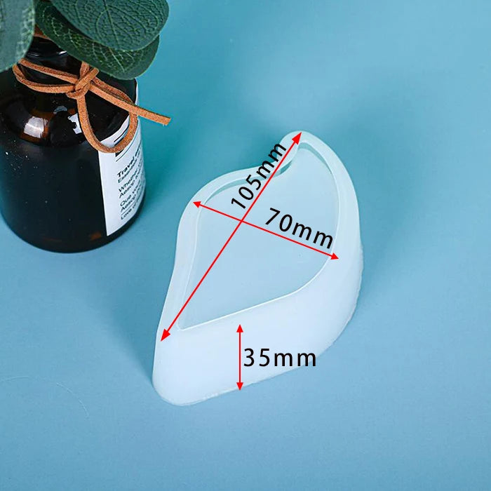 Heart Shape Silicone Jewelry Casting Mold for DIY Crafting and Accessories