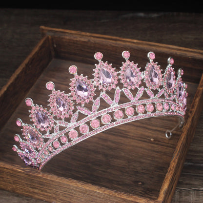 Elegant Crystal Tiara Crown Rhinestone Diadem for Weddings and Pageants
