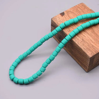 Vibrant Polymer Clay Tube Spacer Beads for DIY Jewelry and Bracelets