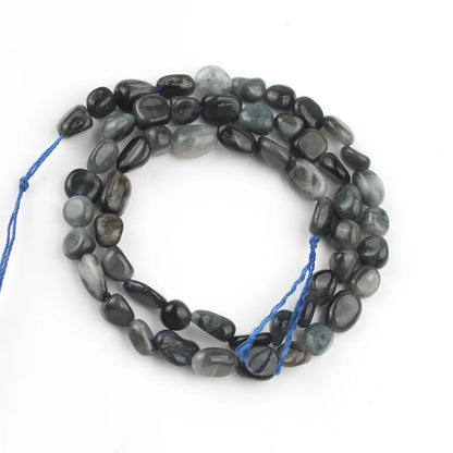 Vibrant Mixed Color Irregular Gemstone Beads for DIY Jewelry Crafting 15-Inch Strand