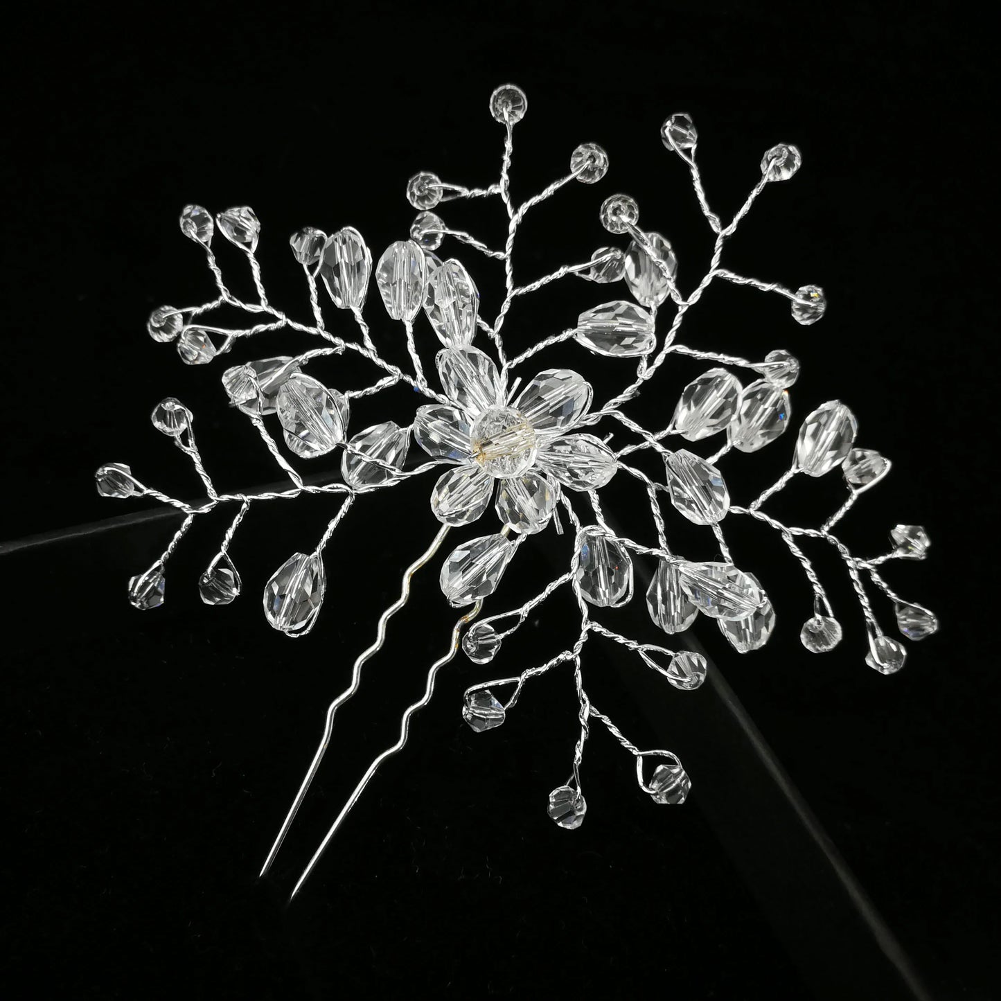 Elegant Pearl Bridal Hair Pin U-Shaped Barrette Clip for Wedding and Party Styles