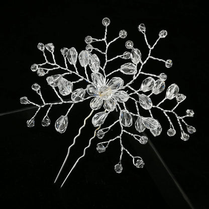 Elegant Pearl Bridal Hair Pin U-Shaped Barrette Clip for Wedding and Party Styles