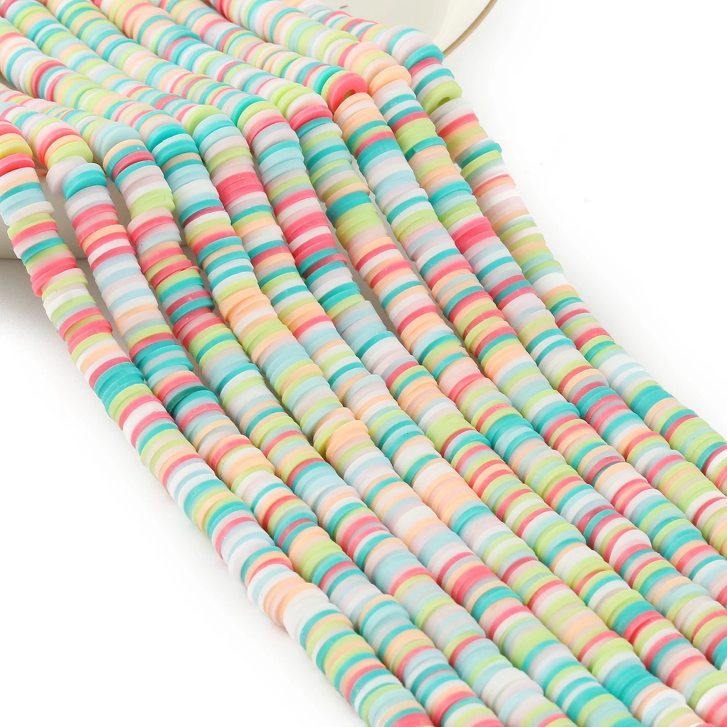 Vibrant 320-Piece Polymer Clay Beads Set for DIY Jewelry Crafting