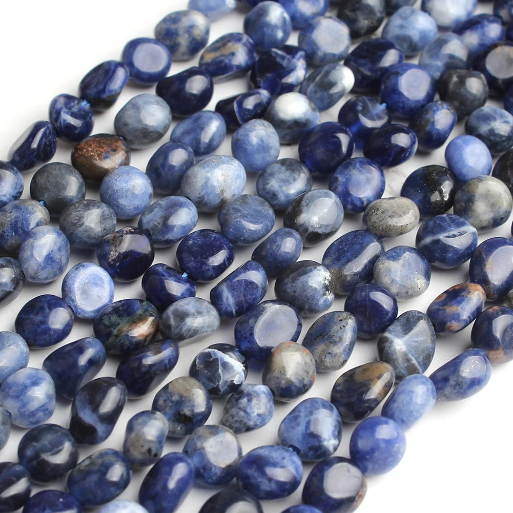 Vibrant Mixed Color Irregular Gemstone Beads for DIY Jewelry Crafting 15-Inch Strand