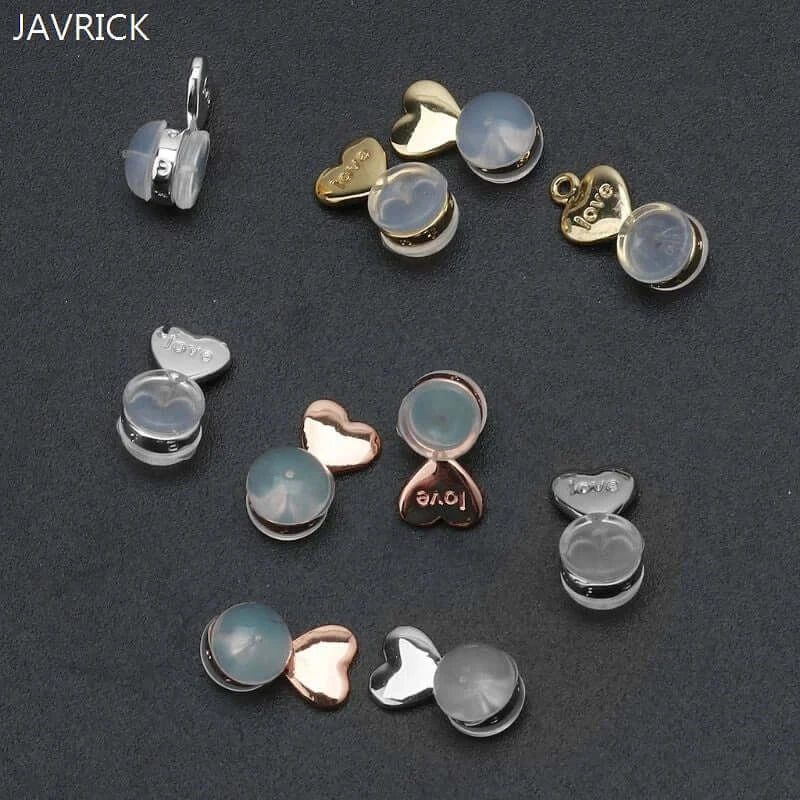 10Pcs Heart Love Magic Adjustable Earring Lifters Support Set