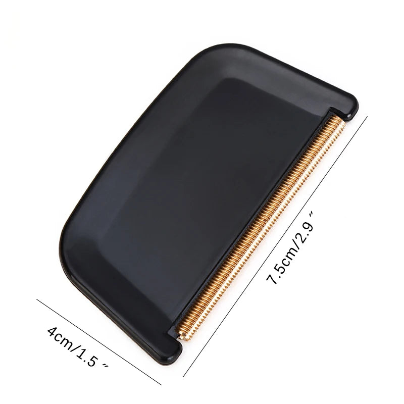 Mini Portable Lint Remover Brush Clothes Shaver Tool for Fabrics Black