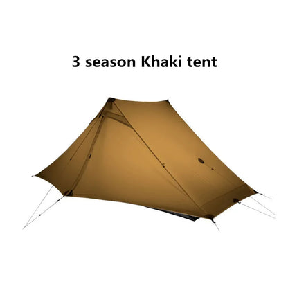 3F UL GEAR LanShan 2 Pro 2 Person Ultralight Tent 3 Season Khaki Tent CHINA