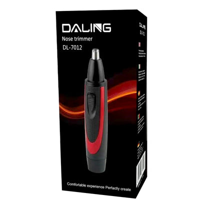 Men's Electric Nose and Ear Hair Trimmer with Battery Power for Effortless Grooming