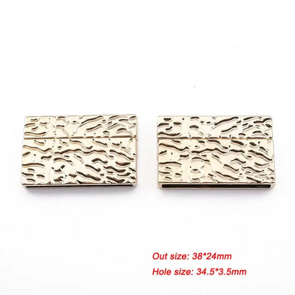 3 Sets Alloy Flat Magnetic Clasp Connectors for DIY Jewelry Making Style 27