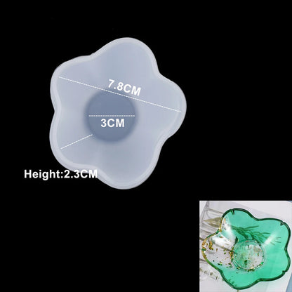 Heart Shape Silicone Jewelry Casting Mold for DIY Crafting and Accessories