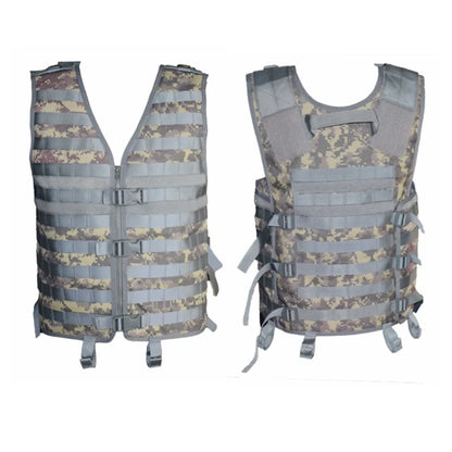 New Men's Molle Tactical Vest Hunting Gear with Hydration System green