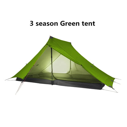 3F UL GEAR LanShan 2 Pro 2 Person Ultralight Tent 3 season Green tent