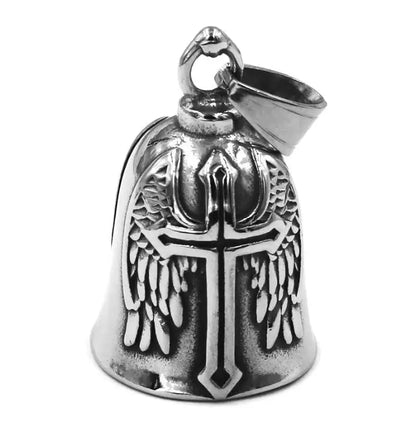 Viking Warrior Helmet Pendant Stainless Steel Eagle Cross Jewelry