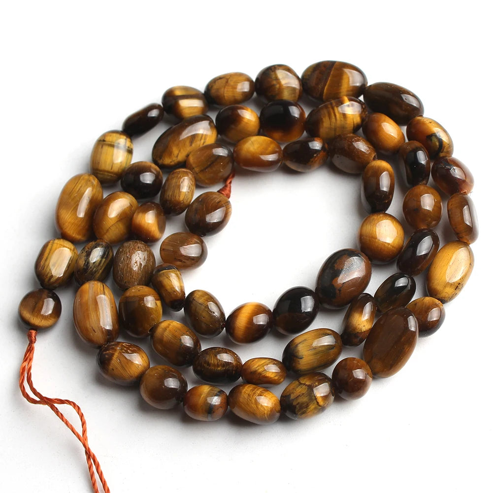 Vibrant Mixed Color Irregular Gemstone Beads for DIY Jewelry Crafting 15-Inch Strand