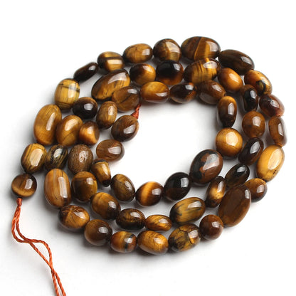 Vibrant Mixed Color Irregular Gemstone Beads for DIY Jewelry Crafting 15-Inch Strand